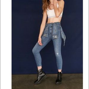 levi's mile high super skinny ankle jeans
